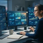 Visualização digital de marcas sendo monitoradas em múltiplas interfaces de assistentes virtuais e IA